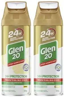Coles Glen 20 24h Protection Original Disinfectant Spray 300g offer