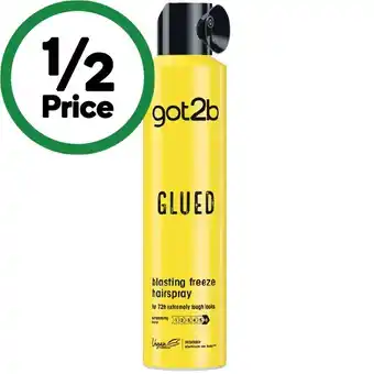 Woolworths Schwarzkopf Got2b Glued Hairspray 300ml offer