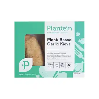 Woolworths Plantein Plant-Based Garlic Kievs 300g – From the Fridge offer