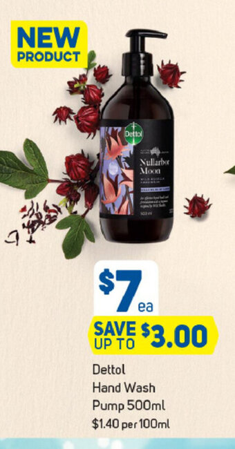 Foodland Dettol Hand Wash Pump 500ml offer