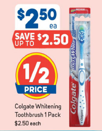 Colgate Whitening Toothbrush 1 Pack