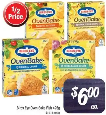 Birds Eye Oven Bake Fish 425g