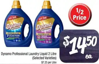 Farmer Jack's Dynamo Professional Laundry Liquid 2 Litre offer