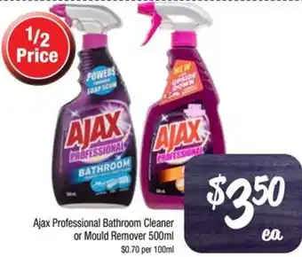 Farmer Jack's Ajax Professional Bathroom Cleaner or Mould Remover 500ml offer
