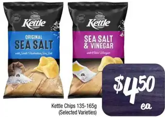 Kettle Chips 135-165g