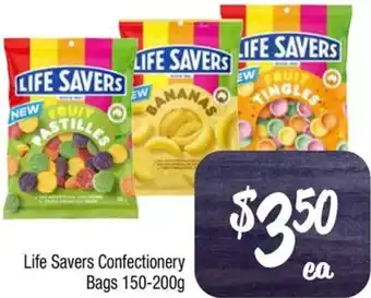 Farmer Jack's Life Savers Confectionery Bags 150-200g offer