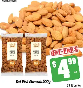 Eat Well Almonds 500g