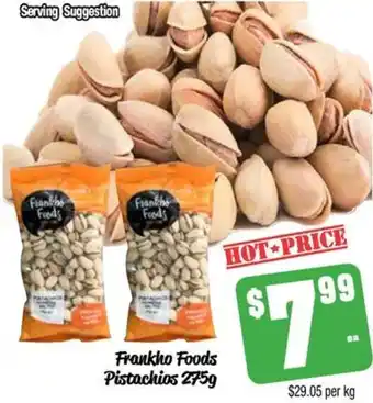 Frankho Foods Pistachios 275g