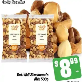 Farmer Jack's Eat Well Stockman's Mix 500g offer
