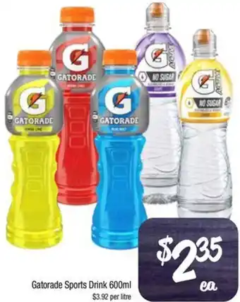 Farmer Jack's Gatorade Sports Drink 600ml offer