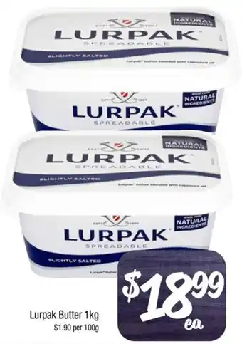 Farmer Jack's Lurpak Butter 1kg offer