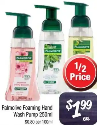 Farmer Jack's Palmolive Foaming Hand Wash Pump 250ml offer