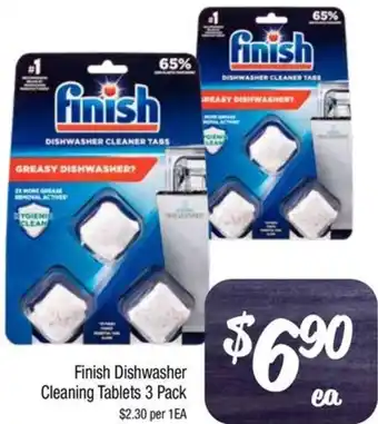 Farmer Jack's Finish Dishwasher Cleaning Tablets 3 Pack offer