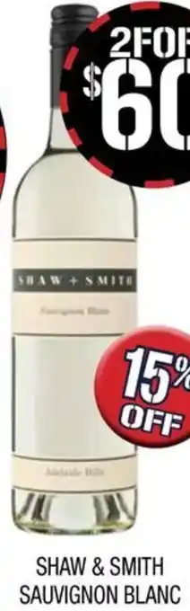 Farmer Jack's SHAW & SMITH SAUVIGNON BLANC offer