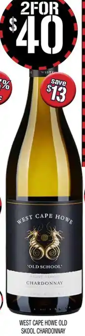 WEST CAPE HOWE OLD SKOOL CHARDONNAY
