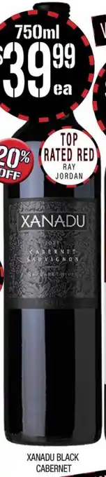 Farmer Jack's XANADU BLACK CABERNET offer