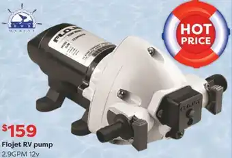 Flojet RV pump 2.9GPM 12v