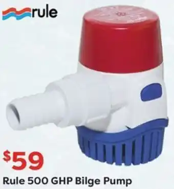 Rule 500 GHP Bilge Pump