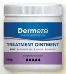 Cincotta Chemist DERMEZE Treatment Ointment 500g offer