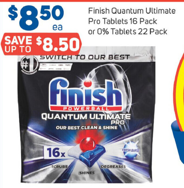 Finish Quantum Ultimate Pro 16 Tablets 16 Pack or 0 Tablets 22 Pack