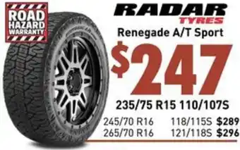 Bob Jane T-Marts Renegade A/T Sport offer