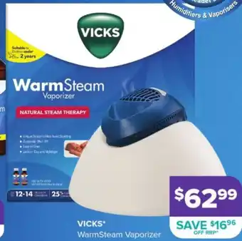Malouf Pharmacies VICKS WarmSteam Vaporizer offer
