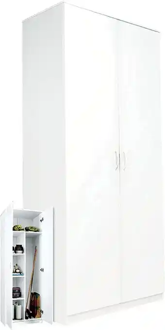 Cheap as Chips Home Essentials 2 Door Broom Cupboard offer