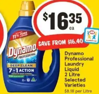 IGA Dynamo Professional Laundry Liquid 2 Litre offer