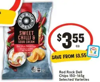 IGA Red Rock Deli Chips 150-165g offer