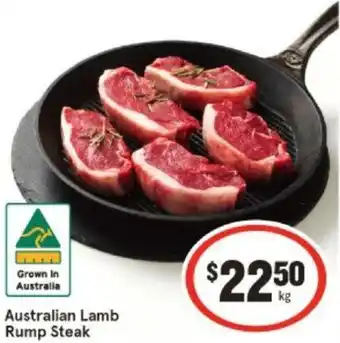IGA Australian Lamb Rump Steak offer