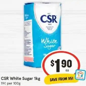 IGA CSR White Sugar 1kg offer
