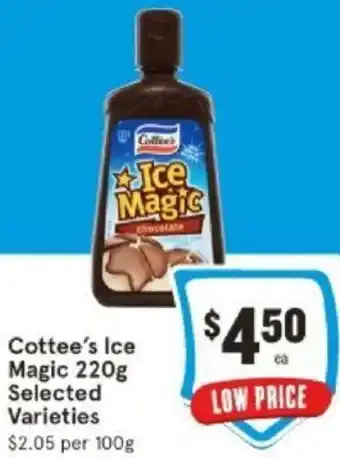 IGA Cottee's Ice Magic 220g offer