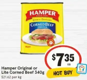 IGA Hamper Original or Lite Corned Beef 340g offer