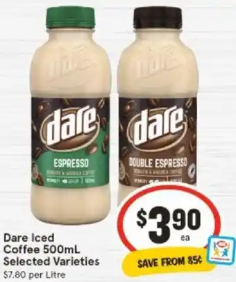 IGA Dare Iced Coffee 500mL offer