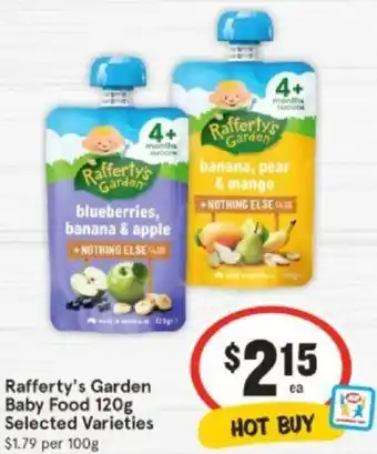 IGA Rafferty's Garden Baby Food 120g offer