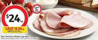 Coles Don Premium Melosi Leg Ham offer