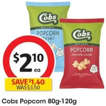 Coles Cobs Popcorn 80g-120g offer
