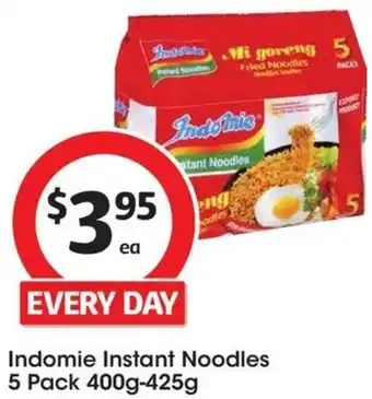 Coles Indomie Instant Noodles 5 Pack 400g-425g offer