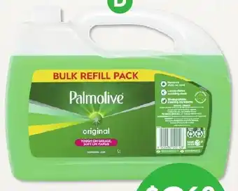 Woolworths Palmolive Original Dishwashing Liquid 5 Litre offer