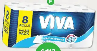 Woolworths Viva Paper Towel Pk 8 offer