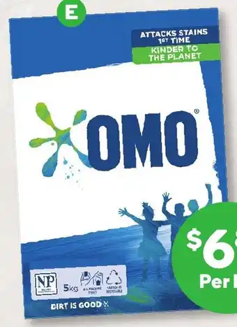 Woolworths OMO Active Laundry Powder 5 kg offer