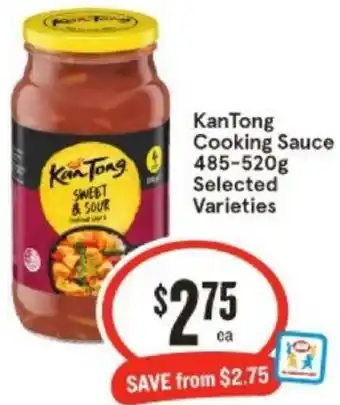 IGA KanTong Cooking Sauce 485-520g offer