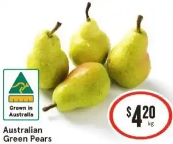 IGA Australian Green Pears offer