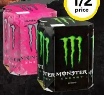 Drakes Monster Energy Drink Cans 4x500ml offer