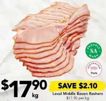 Drakes Local Middle Bacon Rashers offer