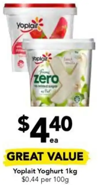 Drakes Yoplait Yoghurt 1kg offer
