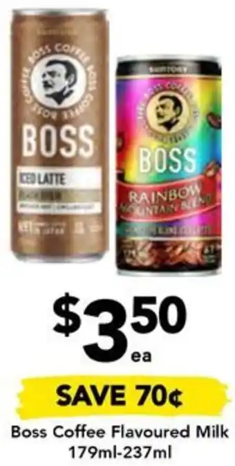 Drakes Boss Coffee Flavoured Milk 179ml-237ml offer