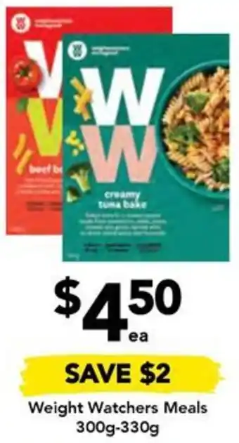 Drakes Weight Watchers Meals 300g-330g offer