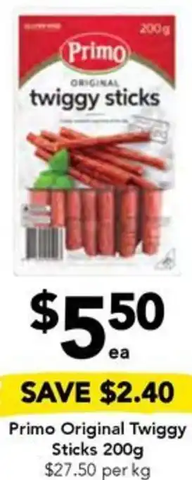 Drakes Primo Original Twiggy Sticks 200g offer