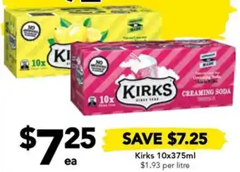 Drakes Kirks 10x375ml offer